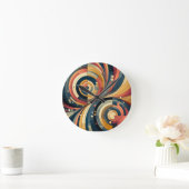 双対性 – バウハウス – ラウンドクロック ラウンド壁時計 (ホーム)