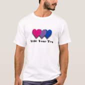 双性プライドハートTシャツ Tシャツ (正面)
