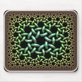双曲線つながれたリング マウスパッド