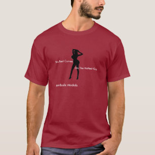 双曲線モデル(メンズワイシャツの赤) Tシャツ