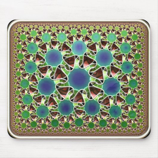 双曲線表面の結び目 マウスパッド (正面)