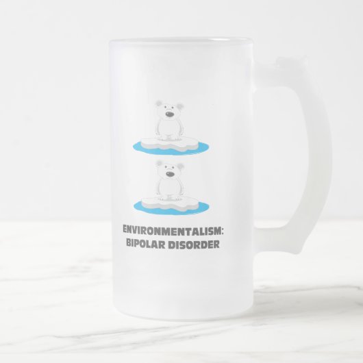 双極ベア フロストグラスビールジョッキ (右)