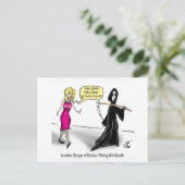 双極性障害の別の危険性:死に戯れる ポストカード (スタンド正面)