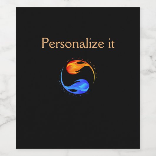 双火炎 ワインラベル (シングルラベル)