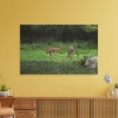 双生児および彼らのママ キャンバスプリント (インサイチュ (リビング))