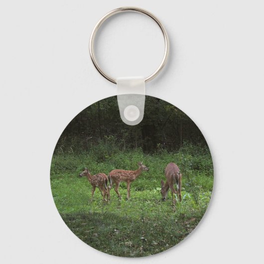 双生児および彼らのママ キーホルダー (正面)