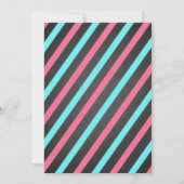 双生児か共同冬の誕生日の招待状 招待状 (裏面)