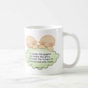 双生児のくすくす笑い コーヒーマグカップ