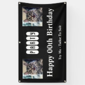 双生児のための誕生会 横断幕 (縦)