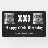 双生児のための誕生会 横断幕 (横)