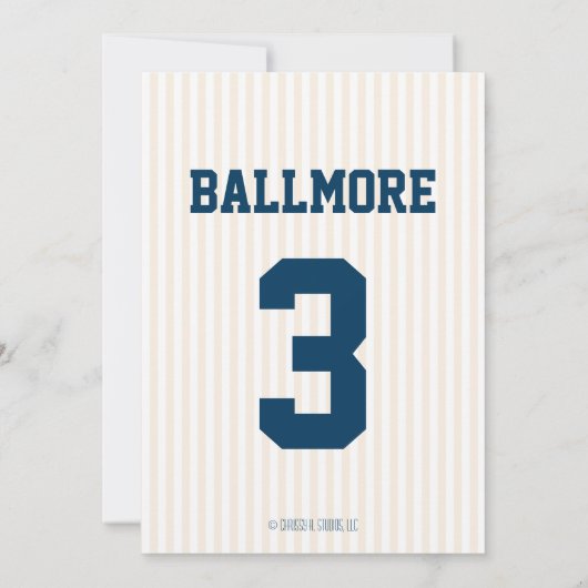 双生児のための野球最高殊勲選手の誕生日の招待状 招待状 (裏面)