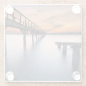 双生児のつば ガラスコースター (裏面)