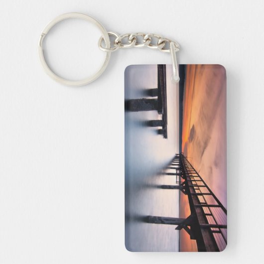 双生児のつば キーホルダー (正面)