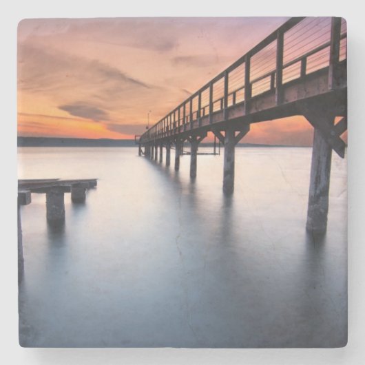 双生児のつば ストーンコースター (正面)