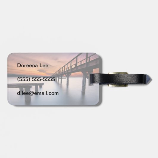 双生児のつば ラゲッジタグ (裏面横)