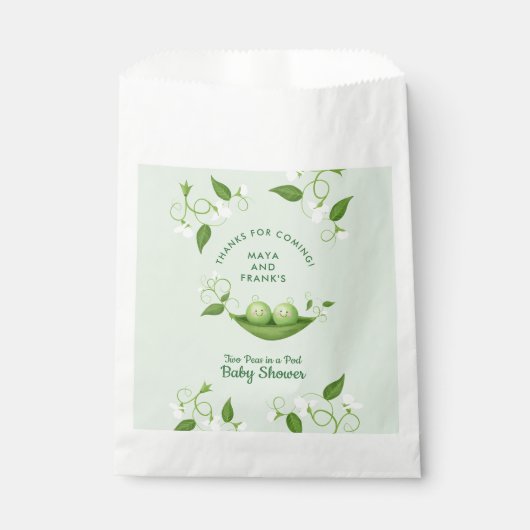 双生児のエンドウ男女兼用ェン フェイバーバッグ (正面)