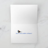 双生児のバースデー・カードへのハッピーバースデー カード (内部)