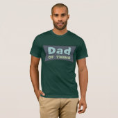 双生児のパパ Tシャツ (正面フル)