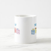 双生児のブロックのナナ コーヒーマグカップ (中央)