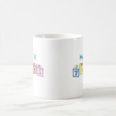 双生児のブロックのミイラ コーヒーマグカップ (中央)
