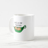 双生児のポッドの叔父さん コーヒーマグカップ (正面左)