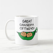 双生児のポッドの曾祖父 コーヒーマグカップ (左)