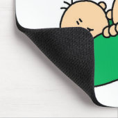 双生児のポッドの祖母のエンドウ豆 マウスパッド (コーナー)