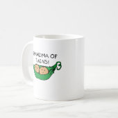 双生児のポッドの祖母 コーヒーマグカップ (正面左)