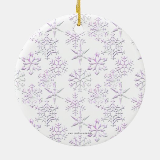 双生児の初めてのクリスマスのオーナメント セラミックオーナメント (裏面)