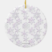 双生児の初めてのクリスマスのオーナメント セラミックオーナメント (裏面)