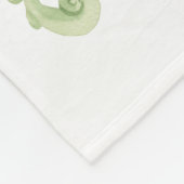 双生児の成長トラッカー男女兼用恐竜 フリースブランケット (角)