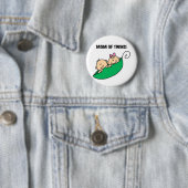 双生児の母がTシャツとギフトを着た 缶バッジ (インサイチュ)