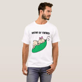 双生児の母がTシャツとギフトを着た Tシャツ (正面フル)