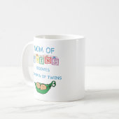 双生児の母そして祖母 コーヒーマグカップ (正面左)
