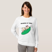 双生児の祖母がTシャツとギフトを着た Tシャツ (正面フル)