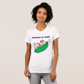 双生児の祖母がTシャツとギフトを着た Tシャツ (正面フル)