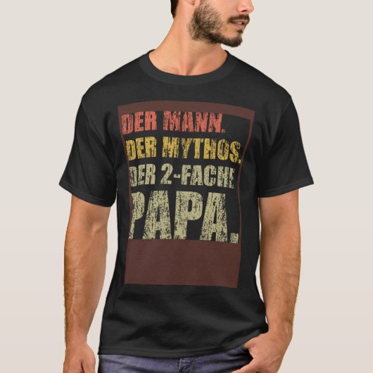双生児の神話の男2 Chi Tシャツ (正面)