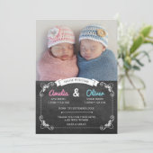 双生児の誕生の発表かサンキューカード サンキューカード (スタンド正面)