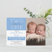 双生児の誕生の発表かサンキューカード サンキューカード (スタンド正面)