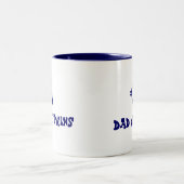 双生児の#1パパ ツートーンマグカップ (中央)