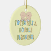 双生児は二重天恵です セラミックオーナメント (右)