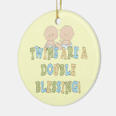 双生児は二重天恵です セラミックオーナメント (左)
