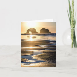 双生児は干潮で日没を揺すります カード