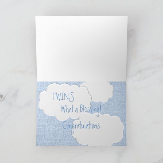 双生児カード カード (内部)