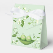 双生児シャワー男女兼用の2匹のエンドウ フェイバーボックス (正面サイド)