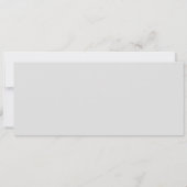 双生児女の子及び男の子の誕生の発表 案内状 (裏面)