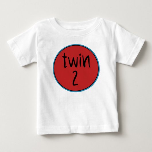 双生児2 ベビーTシャツ (正面)