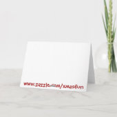 双生児:  カスタマイズ可能な私達の初めてのクリスマス シーズンカード (裏面)