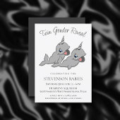 双生児 |グレーチビ(小さくかわいく書いた感じ)マンガの性別の表示 招待状