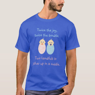 双生児=二度喜び Tシャツ
